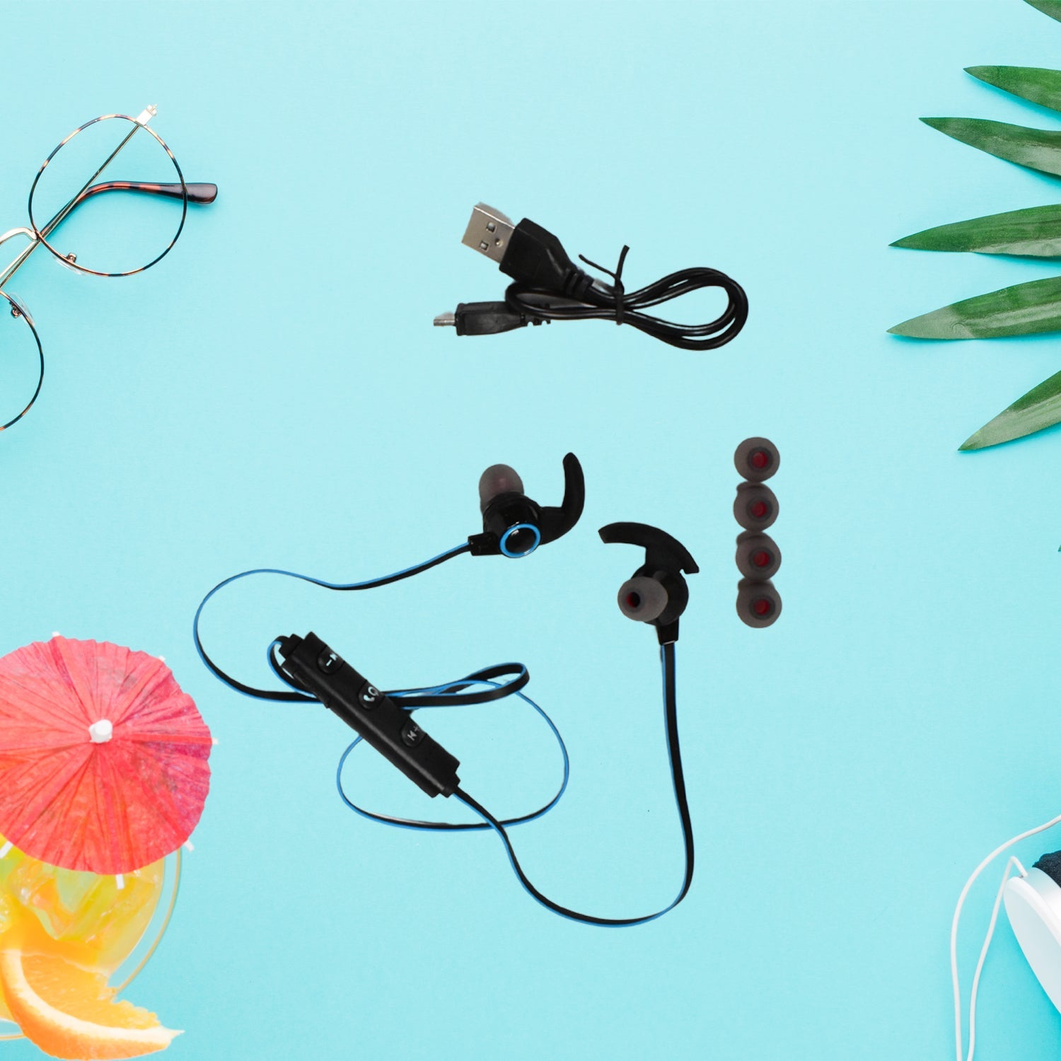 6394 Wireless Bluetooth in-Ear Headphones with Mic, Wireless Stereo Sports Headset with Dynamic bass DeoDap 6394 Wireless Bluetooth in-Ear Headphones with Mic, Wireless Stereo Sports Headset with Dynamic bass DeoDap